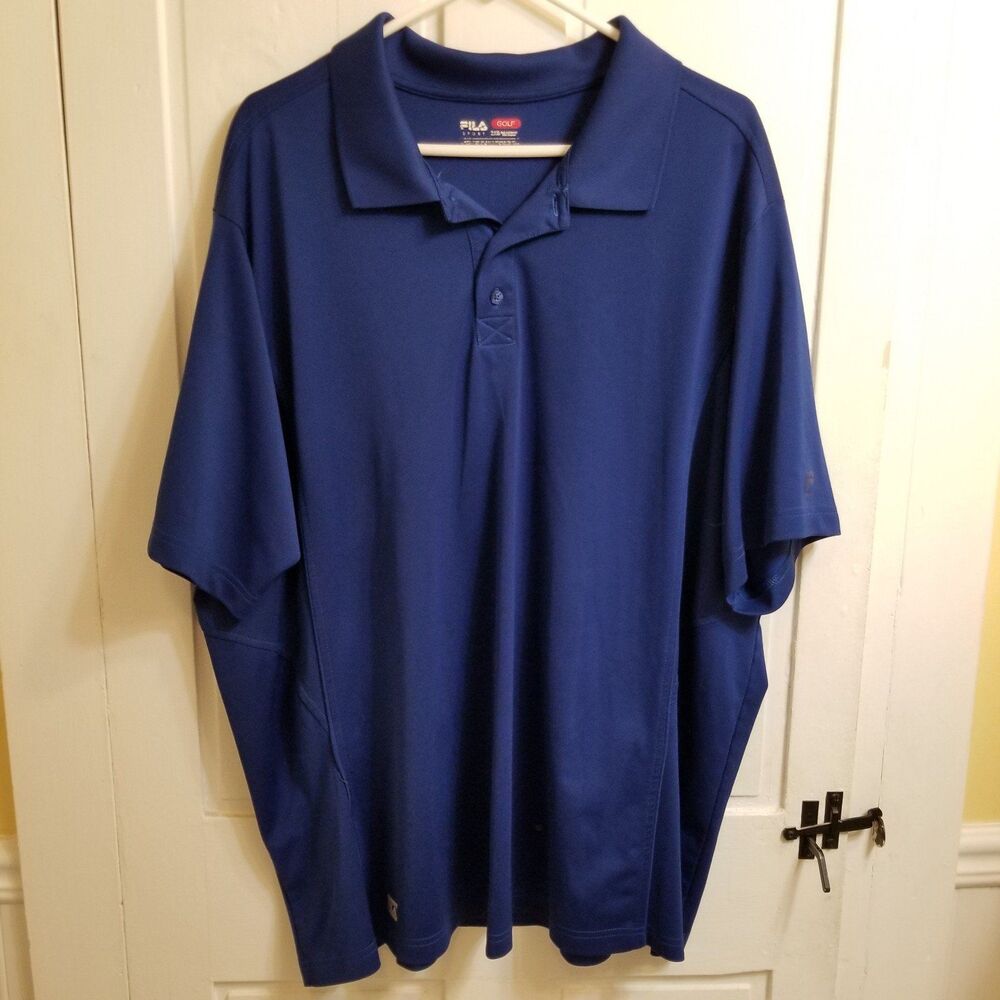 Fila Golf 2xb Polo Shirt blue 100% polyester